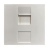 90e26c00a11a58e55a16419f7e6e3f1e Tripp Lite series 1-Port UK-Style Unloaded Shuttered Module, 50 x 50 mm, White, TAA
