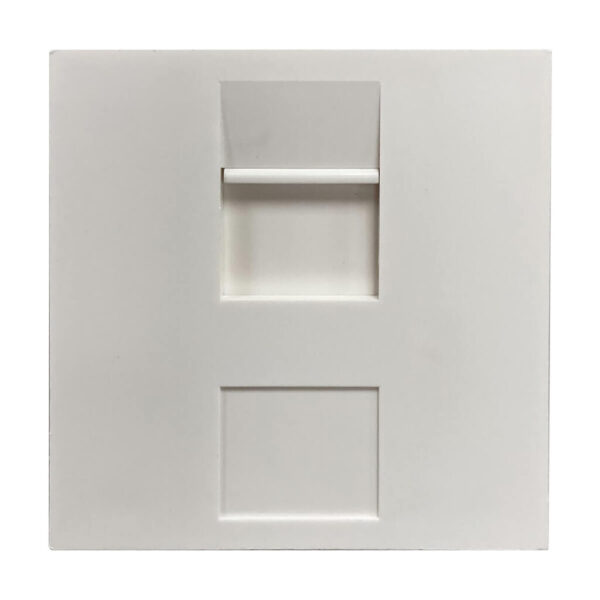 90e26c00a11a58e55a16419f7e6e3f1e Tripp Lite series 1-Port UK-Style Unloaded Shuttered Module, 50 x 50 mm, White, TAA