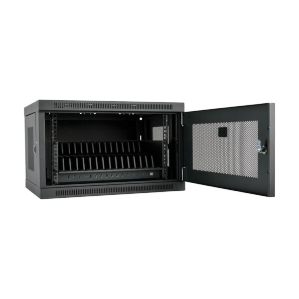 90f8386611ca08bd470c9a404eb8ebb8 Tripp Lite series Multi-Device Charging Station, 16 USB Ports, iPad and Android Tablets, Wall-Mount Option Black
