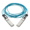 Tripp Lite series QSFP+ to QSFP+ Active Optical Cable - 40Gb, AOC, M/M, Aqua, 5M (16.4 ft.)