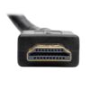 Tripp Lite series High-Speed HDMI with Ethernet All-in-One Keystone/Panel Mount Extension Cable (M/F), Angled Connector, 1 ft. (0.31 m)