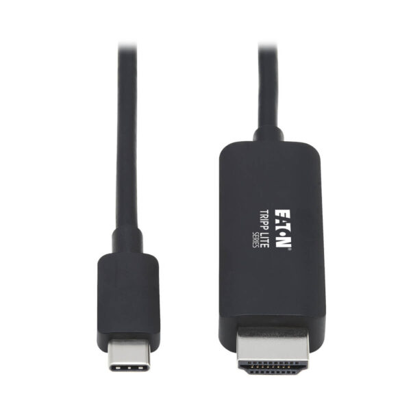 Tripp Lite series USB-C to HDMI Adapter Cable (M/M), 4K, 4:4:4, Thunderbolt 3 Compatible, Black, 3 ft. (0.9 m)