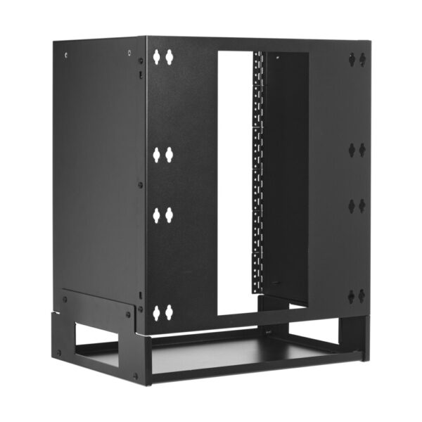 Tripp Lite series 12U Wall-Mount Bracket with Shelf for Small Switches and Patch Panels, Hinged