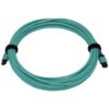 913fbc3bc7d7aa4c830d90bf06b2bae5 Tripp Lite series 40/100/400G Multimode 50/125 OM3 Fiber Optic Cable (24F MTP/MPO-PC F/F), LSZH, Aqua, 10 m (32.8 ft.)