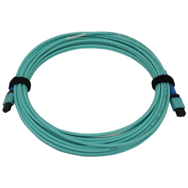 913fbc3bc7d7aa4c830d90bf06b2bae5 Tripp Lite series 40/100/400G Multimode 50/125 OM3 Fiber Optic Cable (24F MTP/MPO-PC F/F), LSZH, Aqua, 10 m (32.8 ft.)