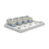 915eb45ca8dcdec137903011d76c8148 Tripp Lite series Pre-Configured Unshielded Cat6 4-Port Surface-Mount Box, 110 IDC, RJ45, White, TAA - N236-004-WH