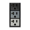 Tripp Lite series 5.7kW 3-Phase Basic PDU - 42 NEMA 5-15/20R 120V Outlets, 208V L21-20P Input, 6 ft. Cord, 70 in. 0U Rack, TAA
