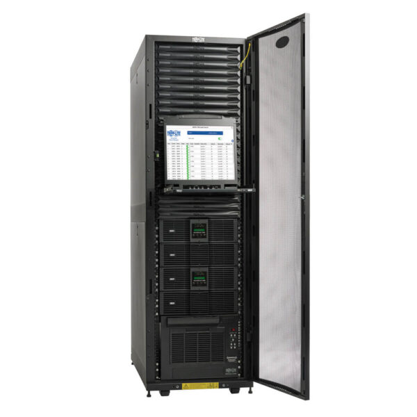 Tripp Lite EdgeReady Micro Data Center, 34U, Two 6kVA UPS (N+N), Network Management, Dual PDUs, 208/240V or 230V, Assembled - MDA3F34UPX00000
