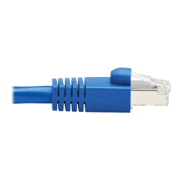 917530f2cabccf4ec7f484c25f2099a1 Tripp Lite series Cat6a 10G Snagless F/UTP Ethernet Cable (RJ45 M/M), PoE, CMR-LP, Blue, 3 ft. (0.91 m), TAA
