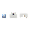 91a0831d297fb7310c586fb6c56f750c Tripp Lite series Cat6a Keystone Jack Cable Assembly - Shielded, PoE+, RJ45 M/F, 18-in. (45.72 cm), Blue, TAA