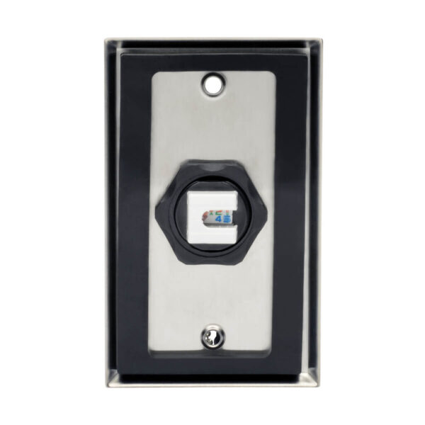 Tripp Lite series Keystone Jack Cat6/Cat5e, RJ45, Shielded, Dust Cap, Industrial - 110 Punch Down, IP68, TAA