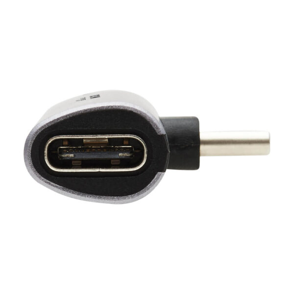 Tripp Lite series USB-C to 3.5 mm Headphone Jack Adapter for Hi-Res Stereo Audio - PD 3.0 and QC 2.0 Charging, Silver