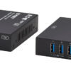 920cba9cd7626c3ab272c8bfdceeb2e0 Tripp Lite series HDBaseT-USB3 over Cat6a Extender Kit, 4 USB-A 3.2 Gen 1 Ports, PoC, RS-232, Up to 328 ft. (100 m)