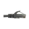 Tripp Lite series Cat6a 10G Snagless Molded UTP Ethernet Cable (RJ45 M/M), PoE, Gray, 50 ft. (15.2 m)