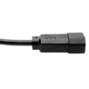 92603e332148806325ff1d9284f2fc89 Tripp Lite series C14 Male to C13 Female Splitter, PDU Style - C14 to 2x C13, 10A, 250V, 18 AWG, 6 ft. (1.83 m), Black