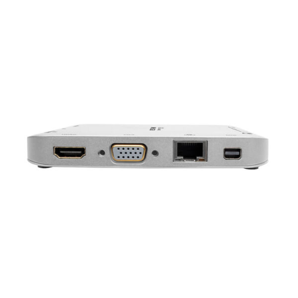 92677ad96843d45ae96687be676d8dcd Tripp Lite series USB-C Dock, Dual Display - 4K HDMI/mDP, VGA, USB 3.x (5Gbps), USB-A/C Hub, GbE, 60W PD Charging
