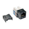 926d0c2e2ebd01adde38ad51637620a3 Tripp Lite series Cat6/Cat5e 110 Style Punch Down Keystone Jack - Black, 10-Pack, TAA
