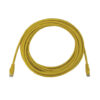 Tripp Lite series Cat6a 10G Snagless Molded UTP Ethernet Cable (RJ45 M/M), PoE, Yellow, 25 ft. (7.6 m)