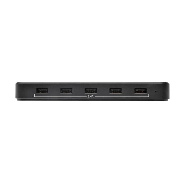 Tripp Lite series 5-Port USB Charging Station with Built-In Device Storage, 12V 4A (48W) USB Charger Output