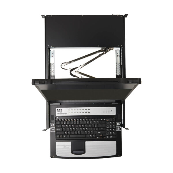 Tripp Lite series NetDirector 16-Port DisplayPort KVM Switch Console with 17 in. LCD, IP Remote Access, Dual Rail, 1U Rack-Mount, TAA