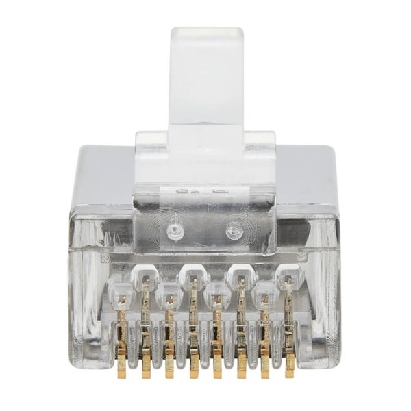 Tripp Lite series Cat6 RJ45 Pass-Through FTP Modular Plug, 50 Pack, TAA