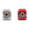 9305cce02621950c1ce39acadb546e35 Tripp Lite series RCA Female Audio to Screw Terminal Keystone Jack Kit, Red/White