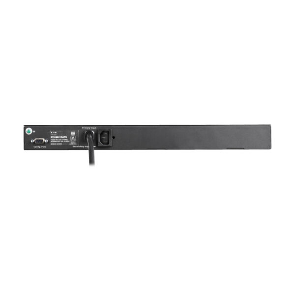 Tripp Lite series 1.44kW 120V Single-Phase ATS/Local Metered PDU - 8 NEMA 5-15R Outlets, Dual 5-15P Inputs, 12 ft. Cords, 1U, TAA