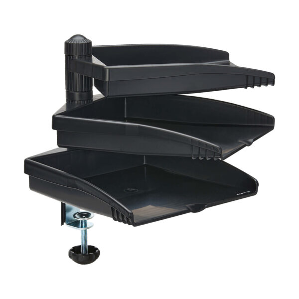 Tripp Lite series 3-Tray Document Holder with Desktop Clamp, TAA