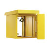 Tripp Lite SmartRack 12U NEMA 3R Industrial Wall-Mount Enclosure, Locking, Hinged Back, Fan with Thermal Switch, 28 in. Deep, Yellow - SRN3RY12US