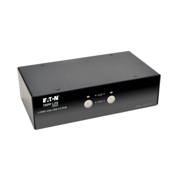 Tripp Lite series 2-Port DisplayPort KVM Switch with Audio, Cables and USB 3.0 SuperSpeed Hub