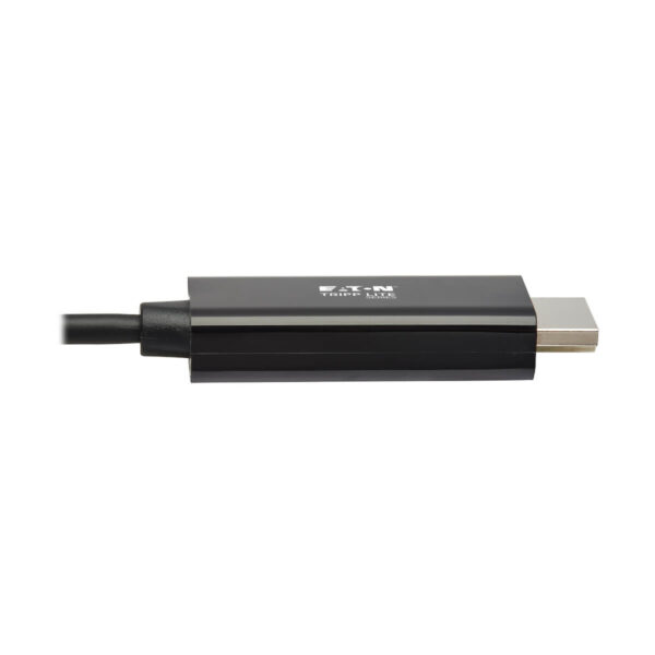 Tripp Lite series USB-C to HDMI Adapter Cable (M/M), 4K 60 Hz, 4:4:4, Thunderbolt 3 Compatible, Black, 6 ft. (1.8 m)