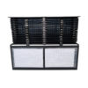 Tripp Lite series High-Density Panel Fiber Splice Enclosure - 24 Splicing Cassettes, 576 LC/APC SM 0.9 mm, 1.5 m Pigtail, 4U Rack