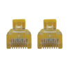 Tripp Lite series Cat6a 10G Snagless Molded Slim UTP Ethernet Cable (RJ45 M/M), PoE, Yellow, 15 ft. (4.6 m)