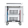Tripp Lite Safe-IT 36-Device UV Charging Cart for Laptops and Chromebooks, 120V, 5-15P, 10 ft. Cord, Antimicrobial, White - CSC36VACUVC