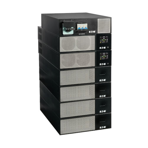 Product Image: 93PX13KHWINDPAR Eaton 93PX 13kVA 13kW N+1 208V 3-Phase Double-Conversion UPS - Hardwired I/O, Maintenance Bypass, Industrial Gateway Cards, 21U - 93PX13KHWINDPAR