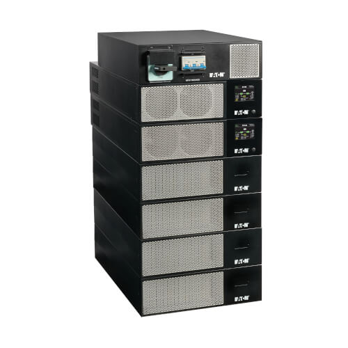 Eaton 93PX 15kVA 15kW N+1 208V 3-Phase Double-Conversion UPS - Hardwired I/O, Maintenance Bypass, Industrial Gateway Cards, 21U - 93PX15KHWINDPAR