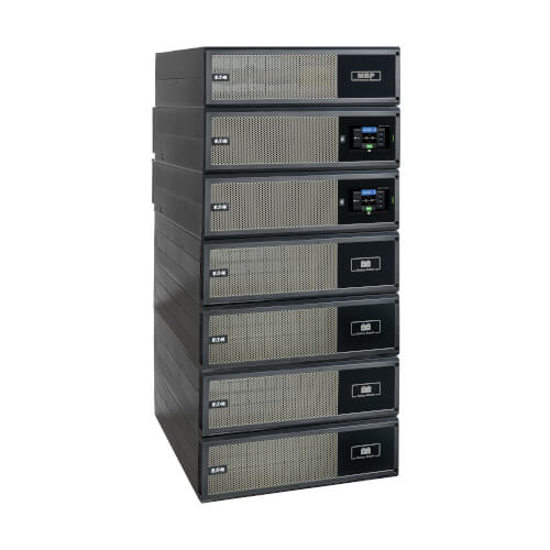 Eaton 93PX 20kVA 20kW N+1 40kVA 400V 3-Phase Double-Conversion UPS - Hardwired I/O, Maintenance Bypass, Network Cards, 21U - 93PX20KHWNPAR