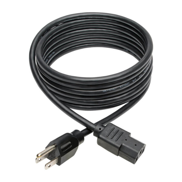 9421cd251545194cd8c6aa006125e55b Tripp Lite series Desktop Computer AC Power Cable, NEMA 5-15P to C13 - 10A, 125V, 18 AWG, 10 ft. (3.05 m), Black