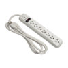 Tripp Lite series Protect It! 7-Outlet Surge Protector, 6 ft. Cord, 1080 Joules, Diagnostic LED, Light Gray Housing