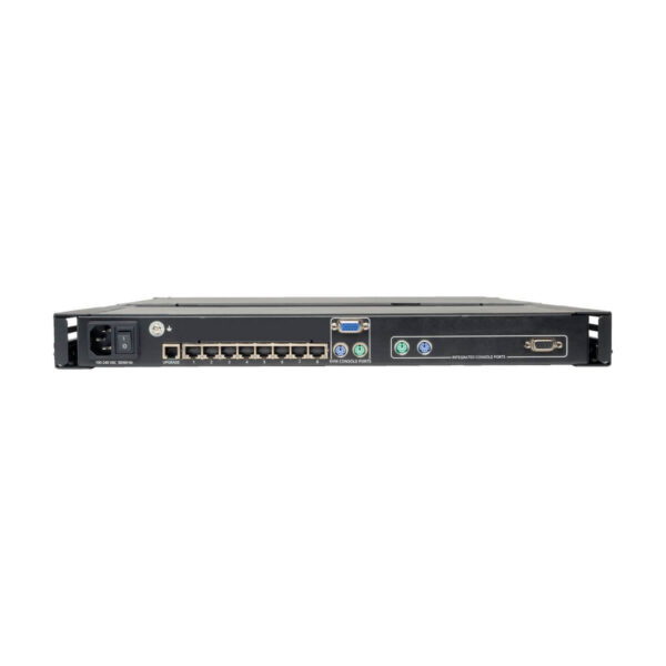 Tripp Lite series NetCommander 8-Port Cat5 1U Rack-Mount Console KVM Switch with 19-in. LCD, TAA