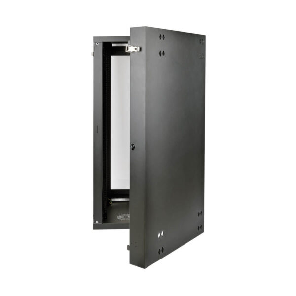Tripp Lite series SmartRack 26U UPS-Depth Wall-Mount Half-Height Rack Enclosure, Clear Acrylic Window, Hinged Back