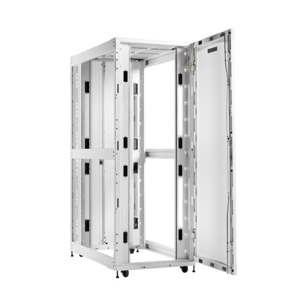 Eaton SmartRack 45U Extra-Deep Extra-Wide Heavy-Duty Rack Enclosure Cabinet for AI Servers, White