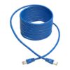 947d5db791beca2fac70308c8d9f9139 Tripp Lite series Cat6a 10G Snagless Shielded STP Ethernet Cable (RJ45 M/M), PoE, Blue, 20 ft. (6.09 m) - N262-020-BL