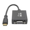 Tripp Lite series Mini HDMI to VGA Adapter Video Converter, (M/F), 6-in. (15.24 cm), TAA