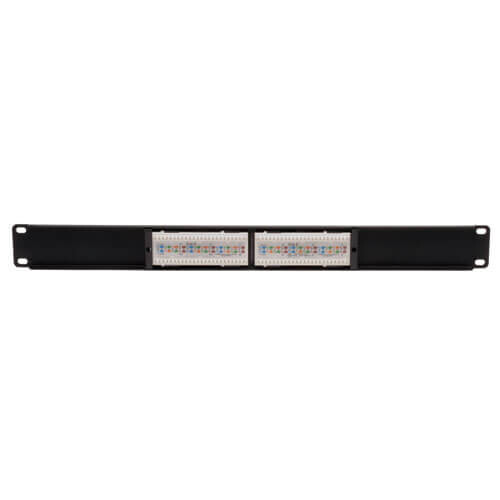 94a0836576f7a8f3c279c7dda5a2599e Tripp Lite series 12-Port 1U Rack-Mount Cat6/Cat5 110 Patch Panel 568B, RJ45 Ethernet, TAA