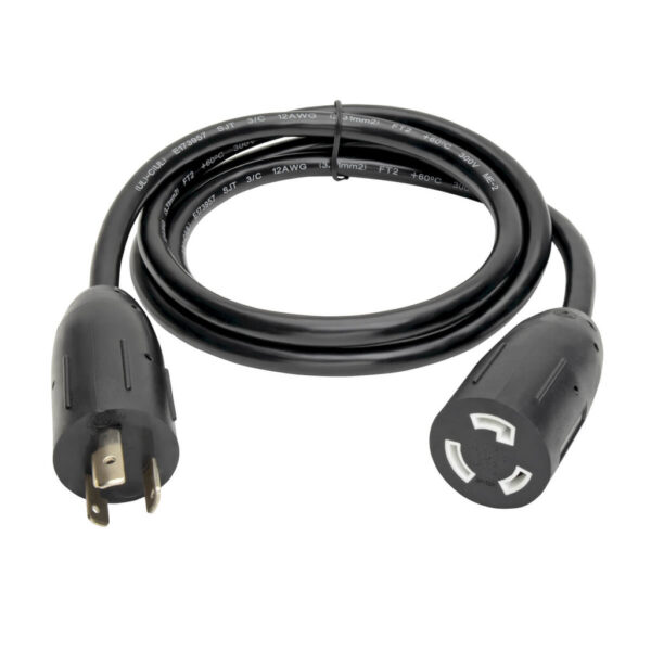 Tripp Lite series Power Extension Cord, NEMA L5-20P to NEMA L5-20R- Heavy-Duty, 20A, 125V, 12 AWG, 6 ft. (1.83 m), Black, Locking Connectors