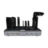 Tripp Lite series 120W Multi-Device Charging Station - 60W USB-C, 2x 20W USB-C, and 3x USB-A Ports for Smartphone, Tablet and Apple Watch with Storage