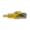 94d977c1e26ecb8b02c852b4b50b0bb9-2 Tripp Lite series Cat6a 10G Snagless Shielded Slim STP Ethernet Cable (RJ45 M/M), PoE, Yellow, 10 ft. (3.1 m)