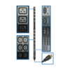 94ed2abd6df6402e5e943b4762cf47fc Tripp Lite series 8.6kW 208/120V 3-Phase Basic PDU - 48 Outlets (36 C13, 6 C19, 6 5-15/20R), L21-30P Input, 6 ft. Cord, 70 in. 0U Rack, TAA