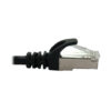 Tripp Lite series Cat6a 10G Snagless Shielded Slim STP Ethernet Cable (RJ45 M/M), PoE, Black, 6 ft. (1.8 m)